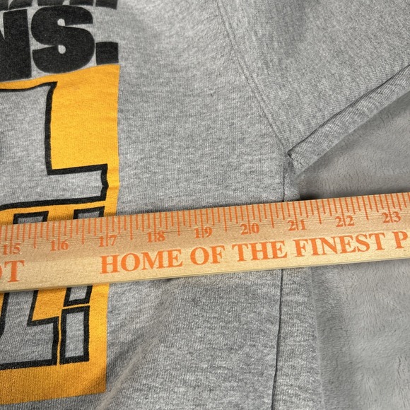 Vintage Pittsburgh Steelers Sweatshirt Mens Large Gray Starter Made USA NFL - Picture 10 of 11